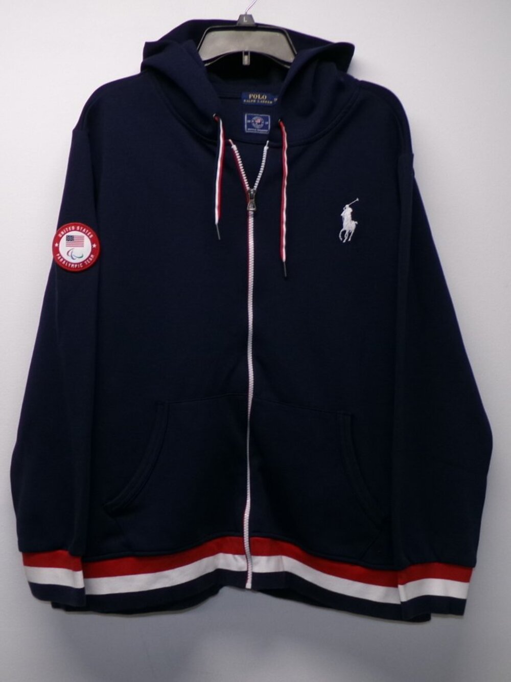 Polo Ralph Lauren 2018 US Olympic Paralympic Team USA Full Zip Hoodie Women’s 2X